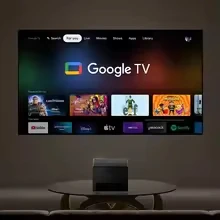 Фото Проектор Valerion VisionMaster Max 4K Smart с тройным лазером, 50000:1, 3500 люмен, Google TV, IAMX, HDR10+ №2
