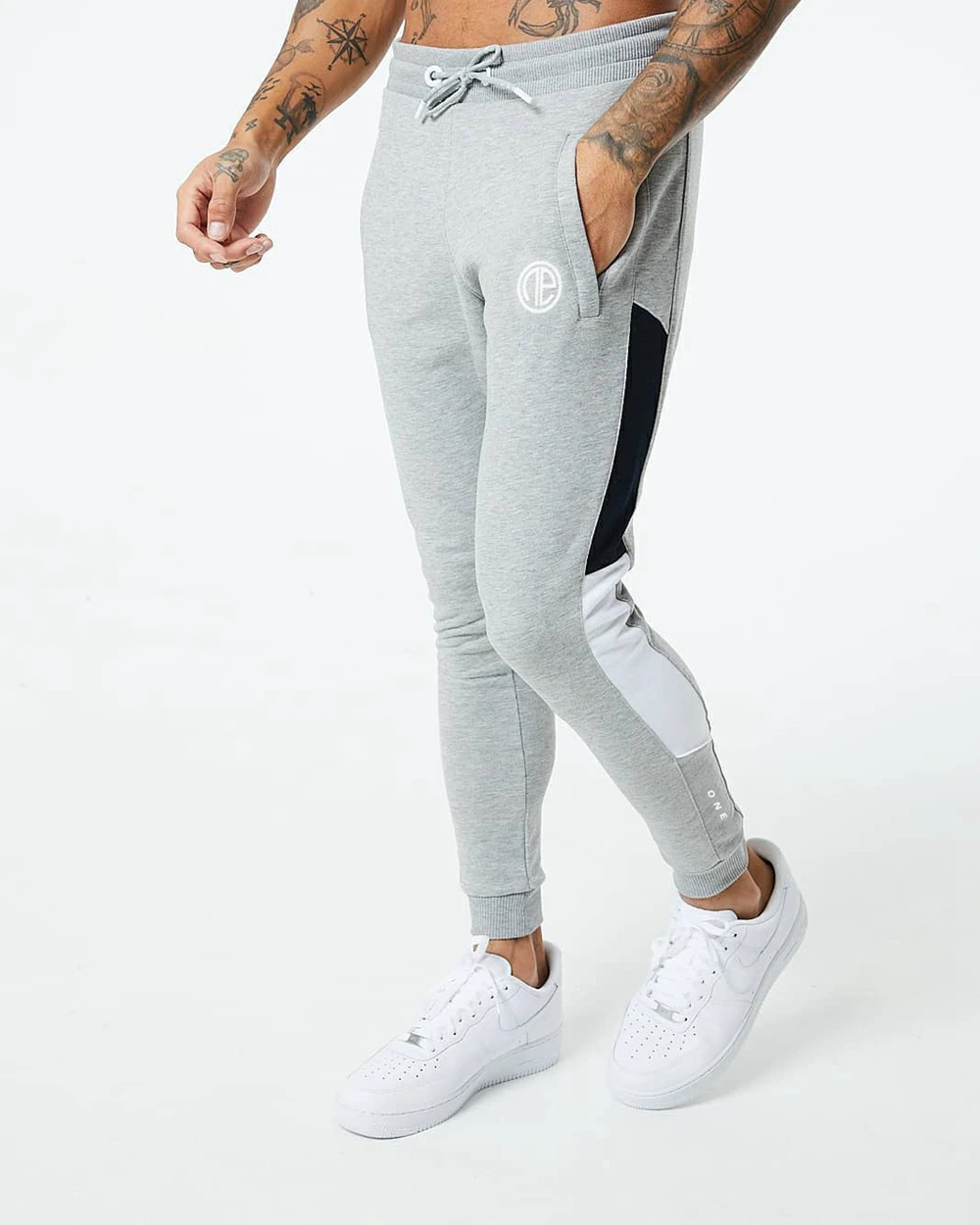 Мужские хлопковые штаны для тренажерного зала леггинсы бега джоггеры уличная