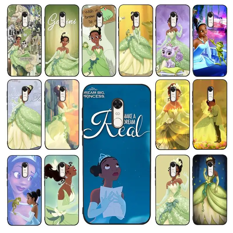 

Disney Tiana Princess Phone Case for Redmi 5 6 7 8 9 A 5plus K20 4X 6 cover