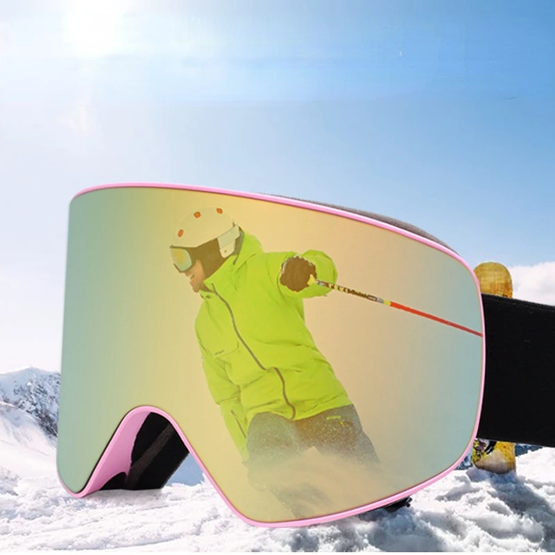 

Universal ski glasses for men and women HD anti-fog goggles card myopia mountaineering goggles ski goggles