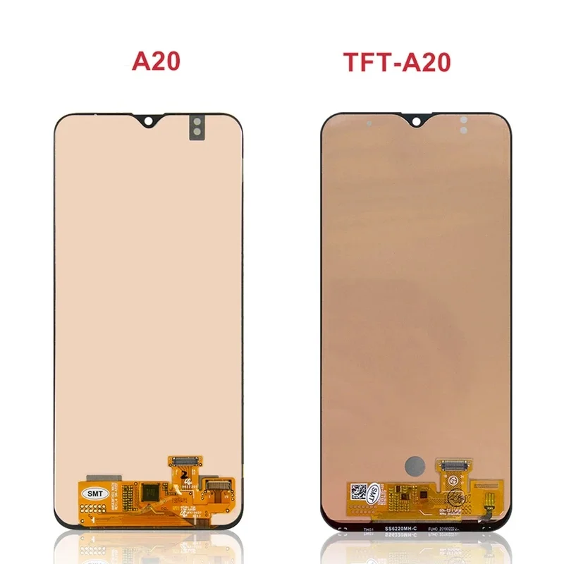 Фото Для Samsung A20 (протестировано) A205F A205G A205W A205U A205S ЖК-дисплей с сенсорным экраном и диджитайзером в сборе для замены №4