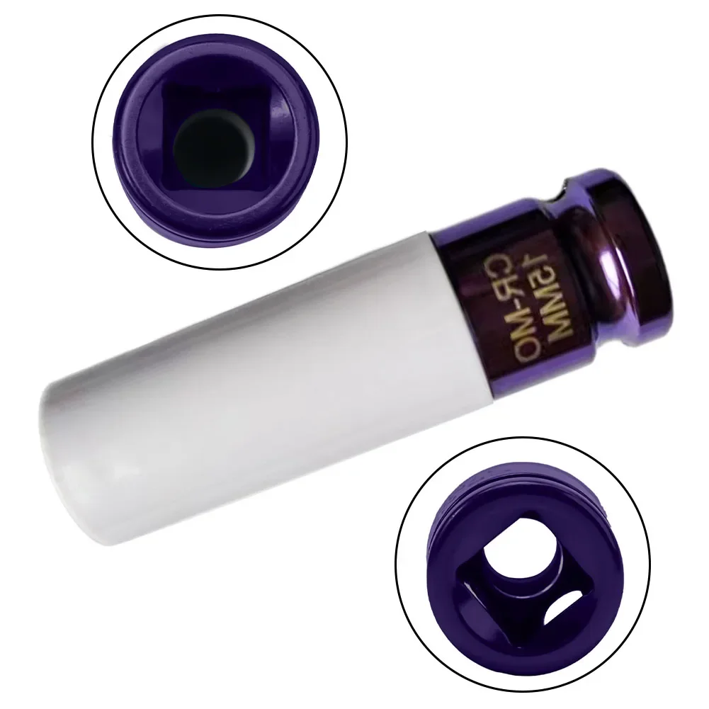 1 шт. 17 19 21 мм красочная втулка для защиты шин глубокая гайка металлическая