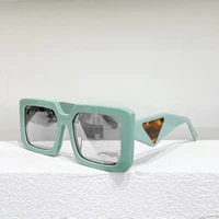 Pink Green White Black Square Frame High Quality Women's Myopia Prescription Optical Glasses 16YS Fashion Men's Sunglasses