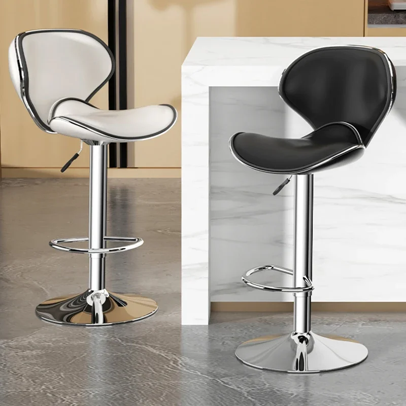 Поворотный барный стул ожидания дизайнерские металлические барные стулья для