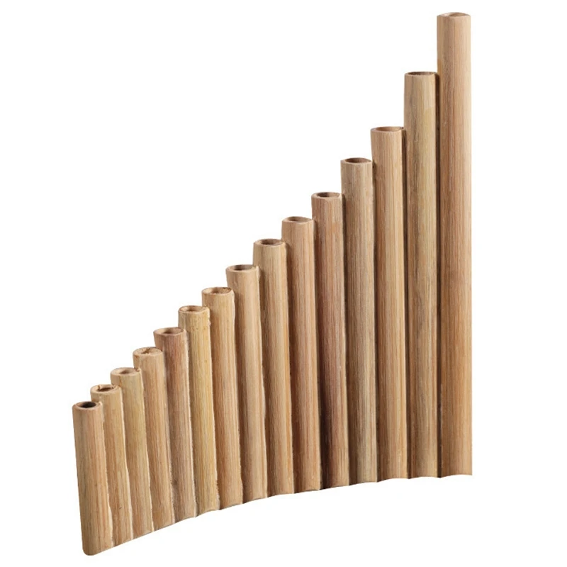 

Pan Flute 15 Pipes Natural Bamboo Wind Instrument Panpipe G Key Panpipe Handmade Woodwind Instrument Folk Instrumentos