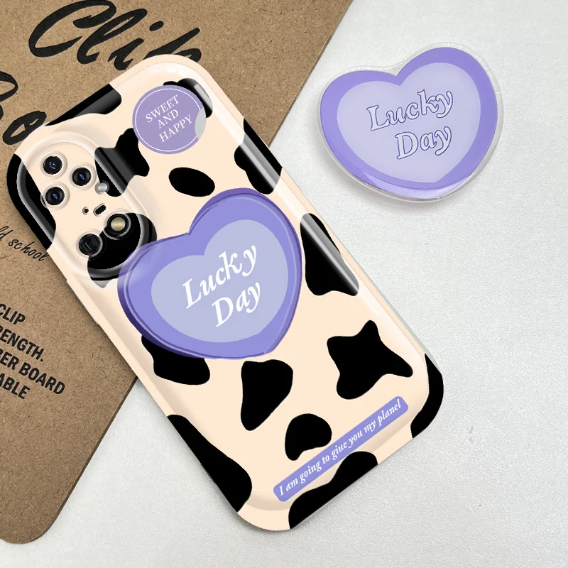 

For Huawei P50 Pro P50E P40 4G 5G P30 Pro P20 Case Shell Romantic sweetheart Soft Bubble Phone Holder Shell