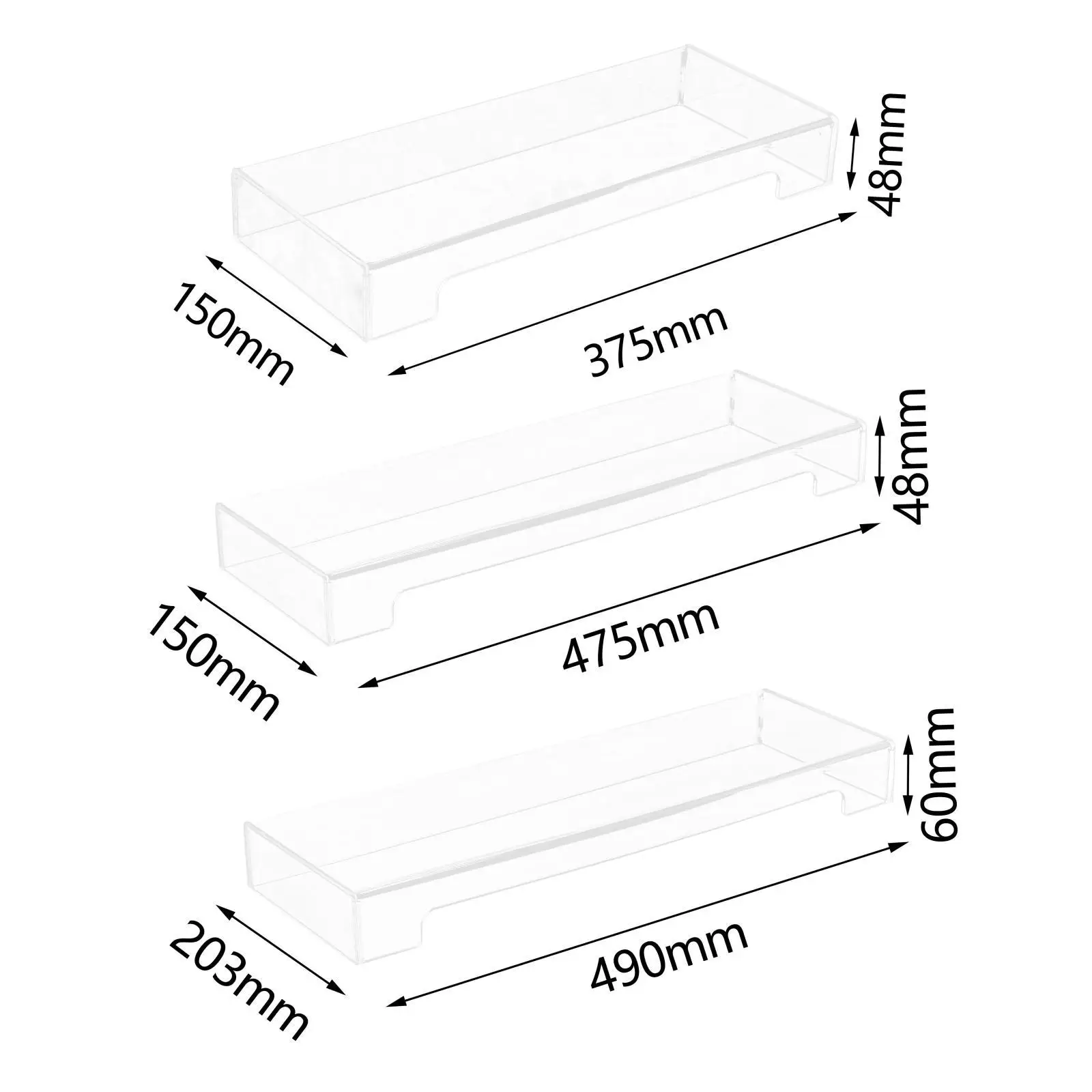 

Acrylic Mechanical Keyboards Dust Cover Transparent Durable for Computer