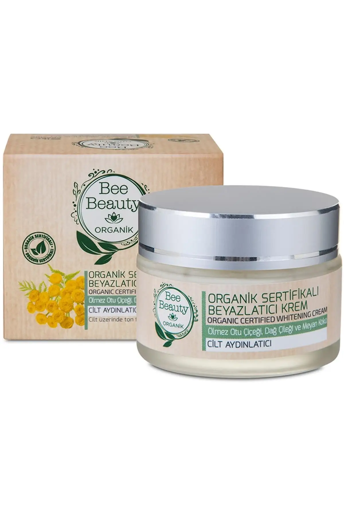 

Отбеливающий крем от бренда: Bee Beauty, сертифицированный органический, 50 мл, Категория: крем для лица