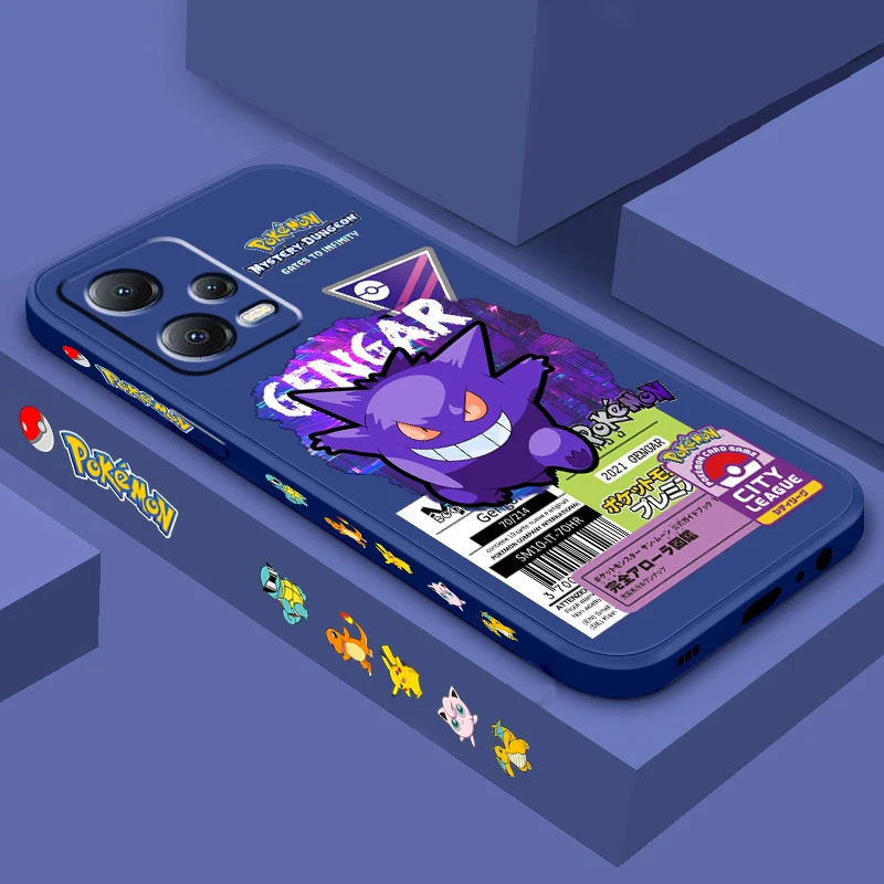 Чехол для телефона из ТПУ с покемоном Mewtwo Gengar Lucario Xiaomi Redmi Note 13 12S 12R 11 11T 11S 10 10S Pro Plus