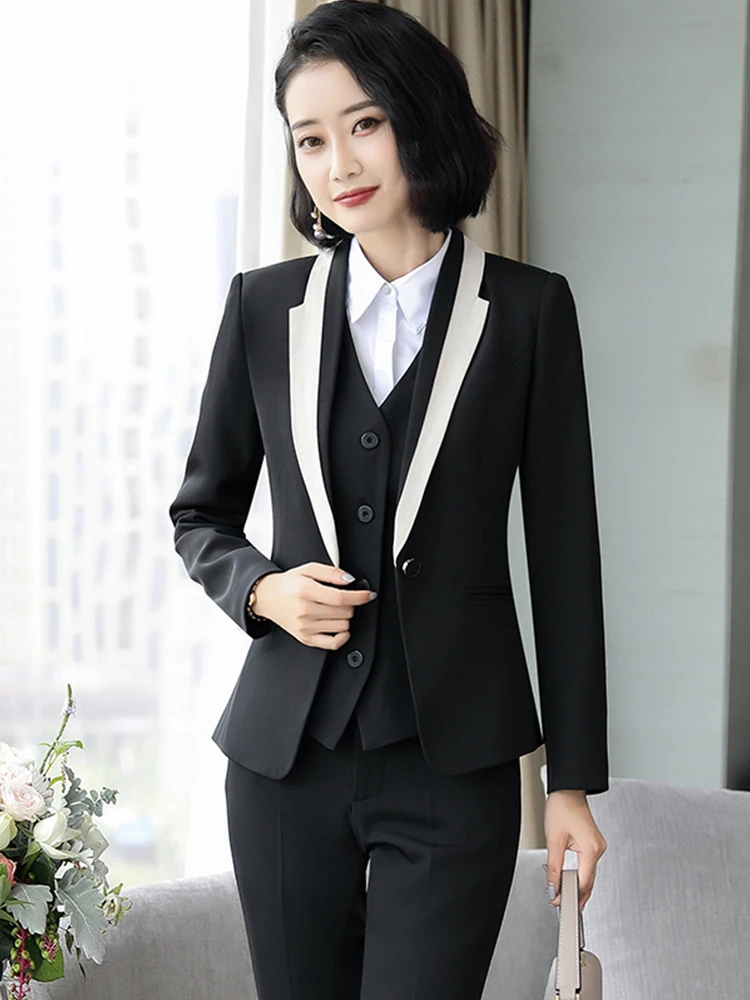 2023 New Spring and Autumn Guest look Suit set Women Casual Temperament Fashion British Sle Work Clothes Business Wear Adva...