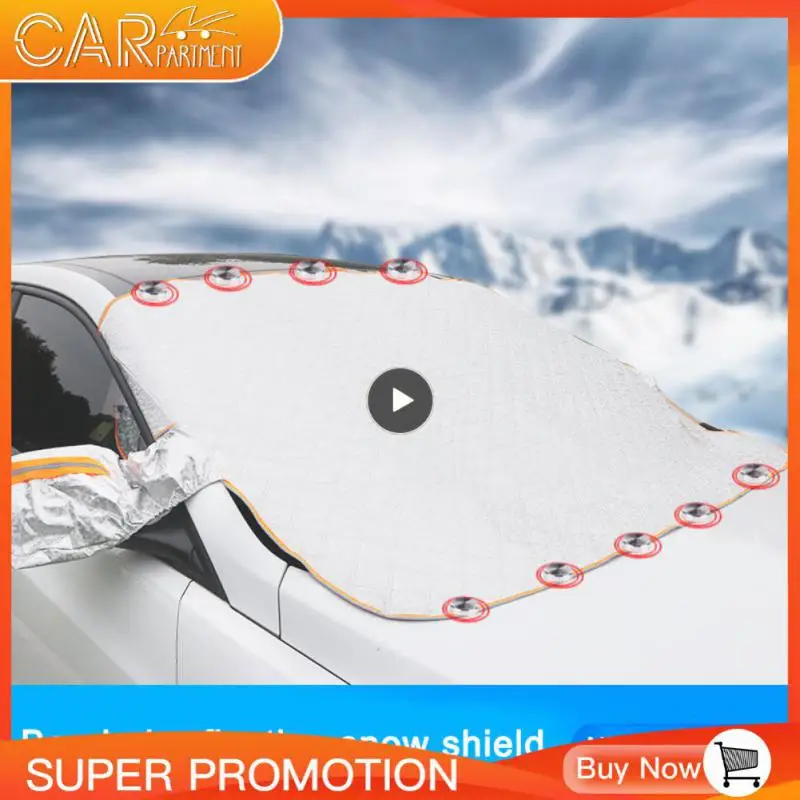 

Алюминиевая пленка для защиты от снега, водонепроницаемая защитная крышка, защита от мороза, защита от ультрафиолета, солнцезащитный козырек на лобовое стекло автомобиля, автомобильные аксессуары