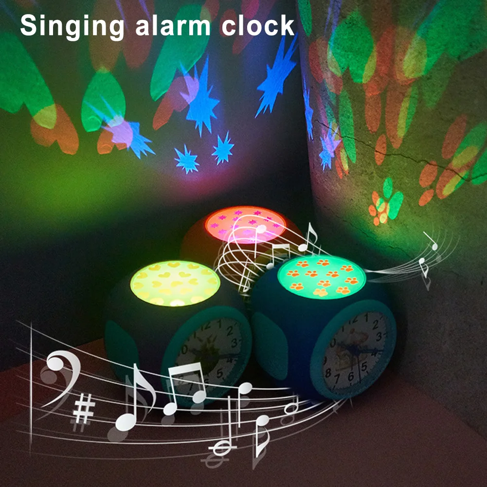 Волшебный музыкальный будильник с красочными проекциями и голосовым