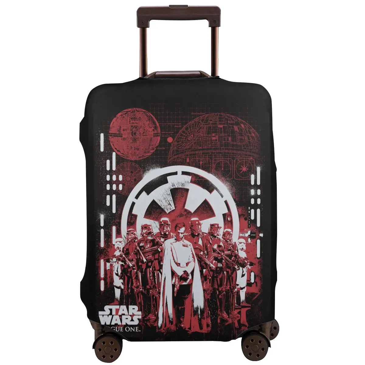 

Death Star Project Defense Luggage Protective Case Travel Thick Zipper Cover Washable Luggage Protective Cover Polyester Baggage