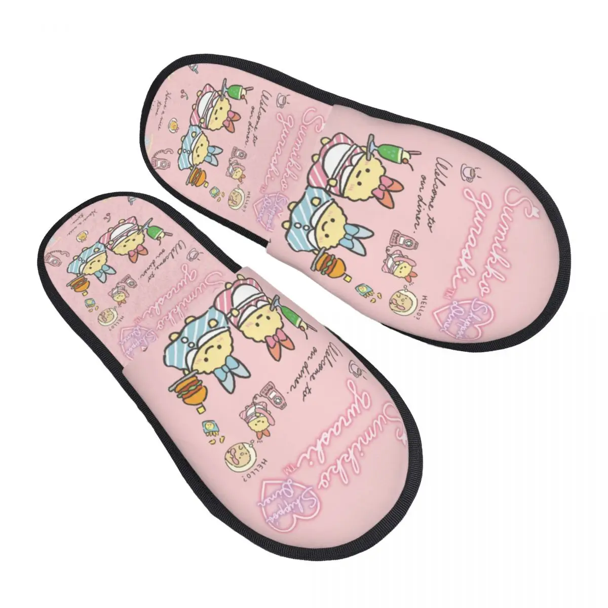 Мягкие тапочки Sumikko Gurashi из пены с эффектом памяти Обувь для спа-дома