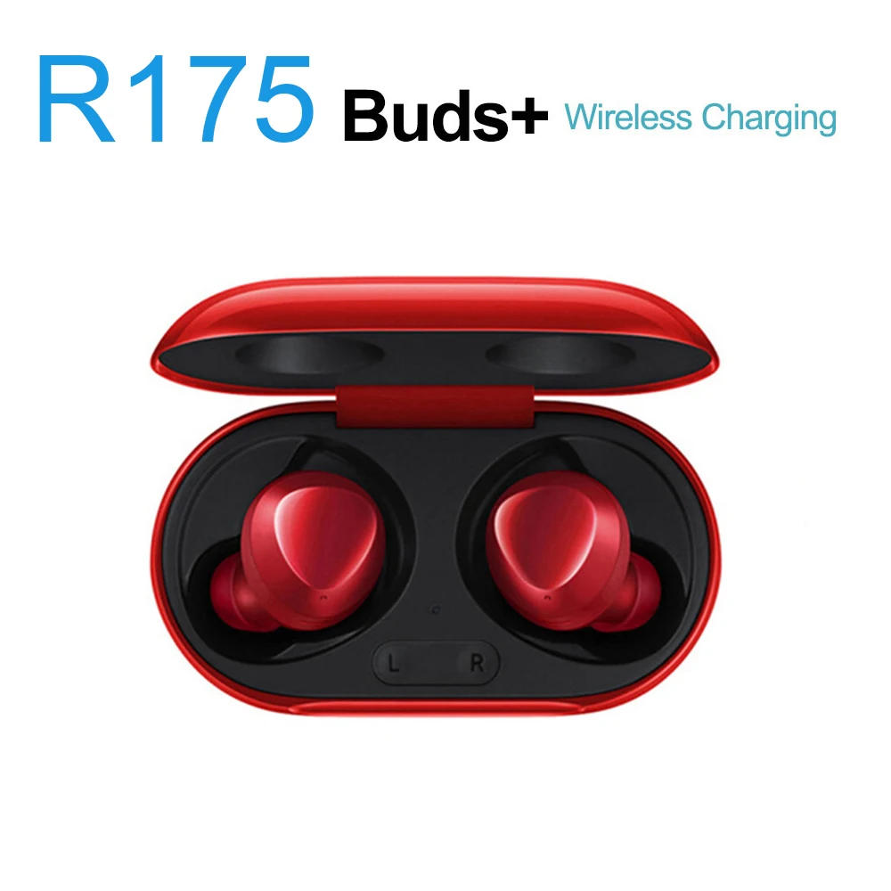 

R175+Buds Plus TWS Wireless Earbuds Bluetooth 5.0 In-ear Ultra Heavy Bass Waterproof earbuds with Wireless Charging Case PK S6