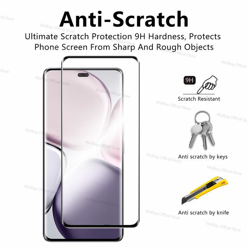 2/4 шт. 3D стекло с изогнутыми краями для Honor X9c Защитная пленка экрана 5G из