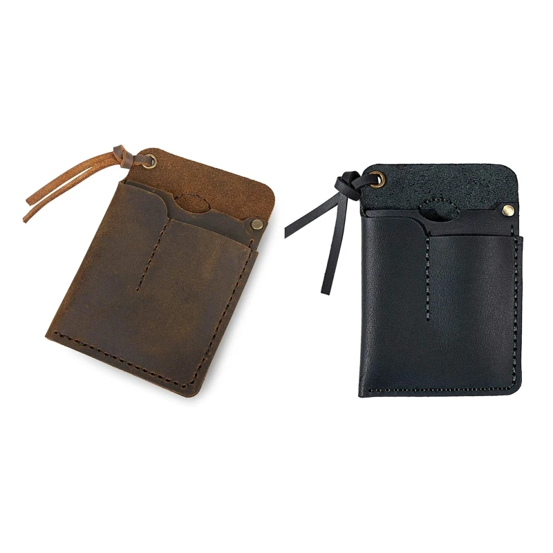 

Men Leather EDC Organizer Sheath Handmade Tool Pouch Flashlight Carry Pouch Bag