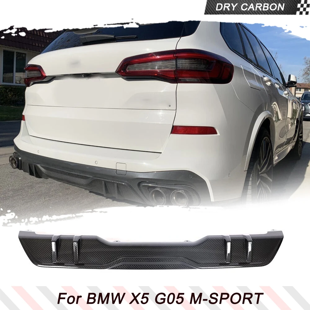 Сухой карбоновый задний бампер диффузор спойлер для BMW X5 G05 M Sport 2019 2020
