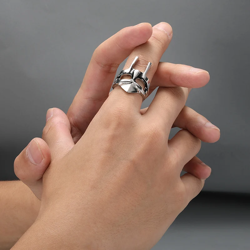 Классические мужские кольца в стиле ретро стандартной длины из цинкового сплава