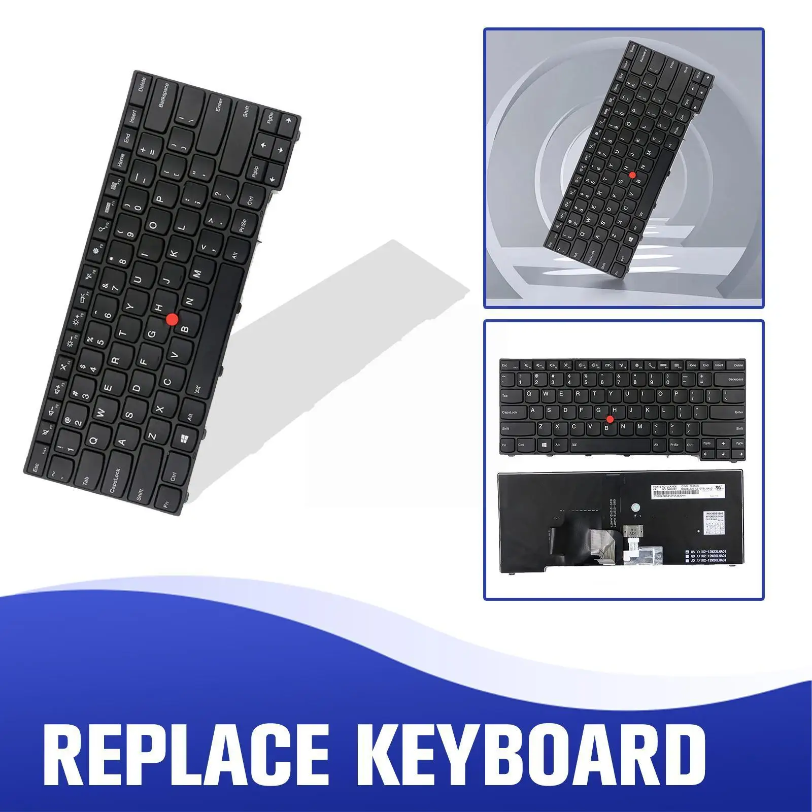 

Клавиатура для ноутбука Lenovo Thinkpad E480 E485 L480 L380 T490 E490 E495 L490 T495 Yoga L390 T480S P43S 01YP360