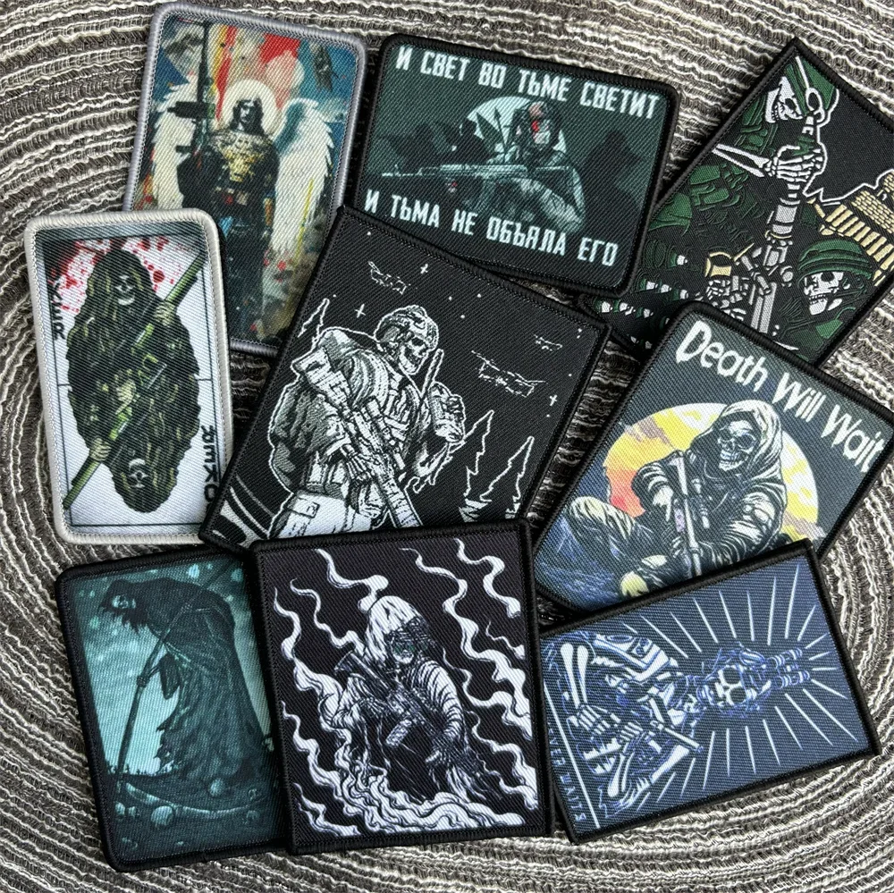 Военная нашивка на одежду тактический Джокер армейский боевой значок нашивки