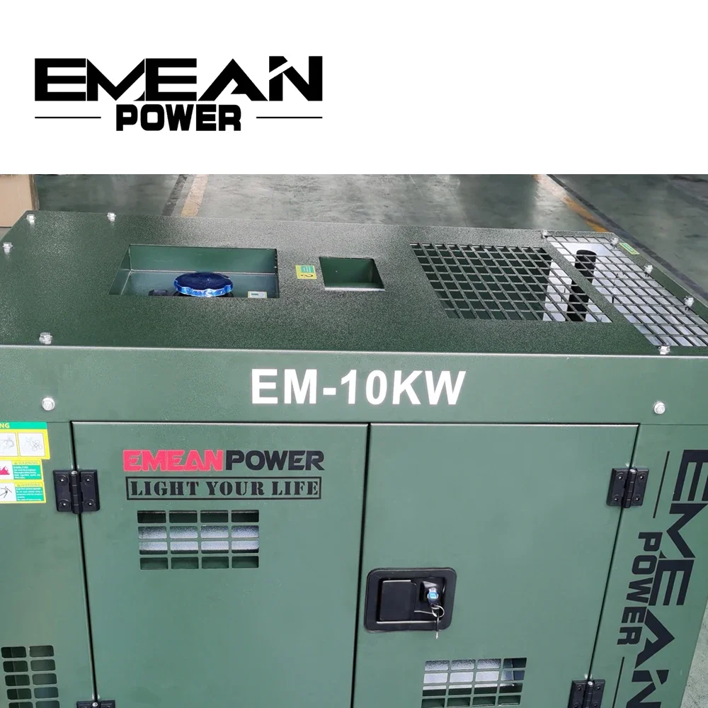 Маломощный трехфазный дизельный генератор 12 кВА 15 ква