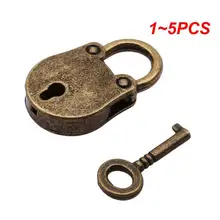 1~5PCS Laptop Lock Metal Resistant Durable Wear-resistant Not Easy To Damage Statue Mini Padlock 21 Grams Strong And Sturdy