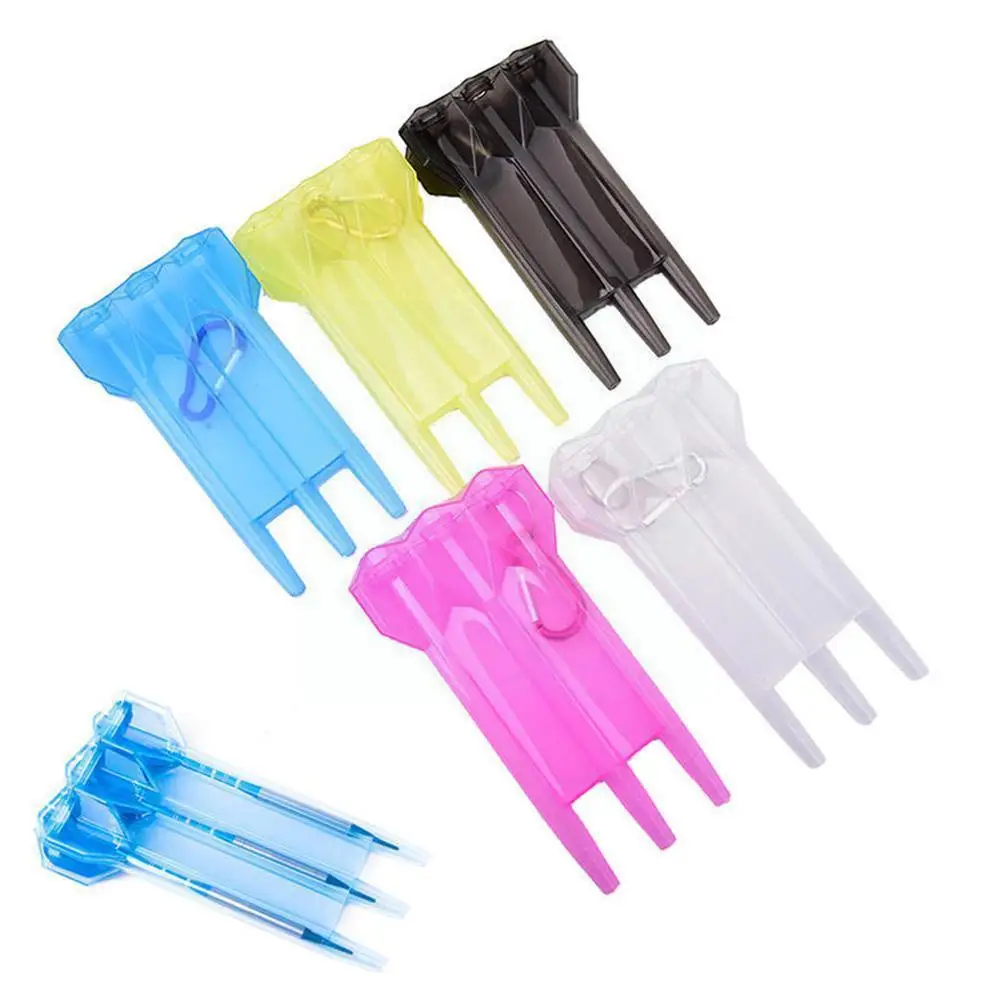

Portable Plastic Dart Carry Case Transparent Plastic Suitable For Most Darts Upgrade Style Plastic Storage Box Dart Accesso D8L8