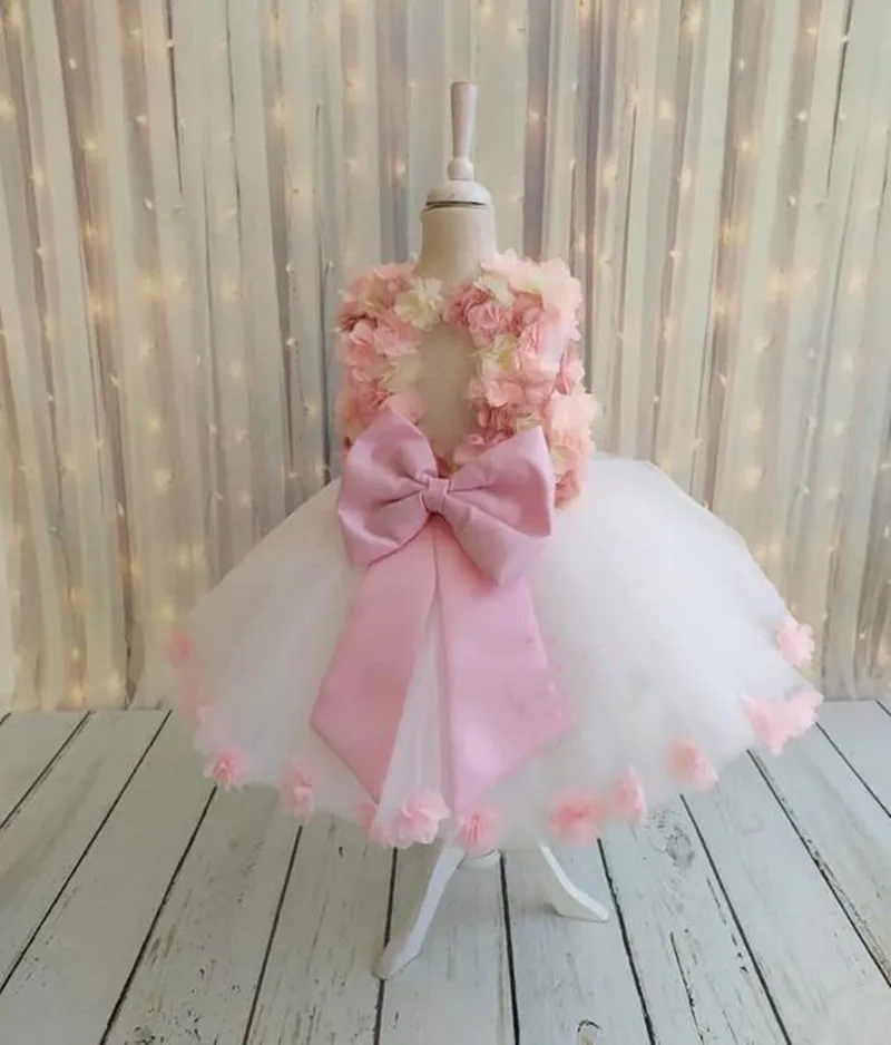 

Детское платье-пачка с большим бантом, на возраст 1-14 лет