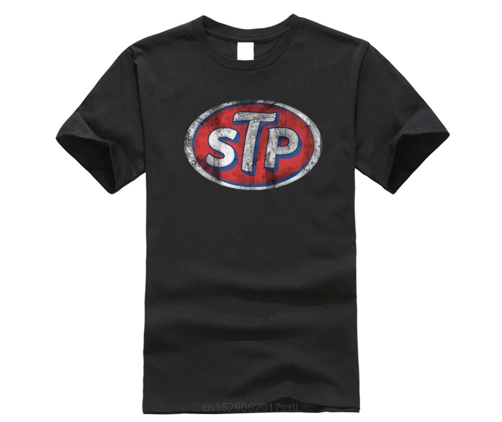 

STP Men's T-Shirt Distressed Style Auto Racing Motor Shirt