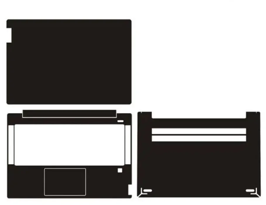 Предварительно вырезанная 1 верхняя часть + подставка для рук нижняя наклейка на