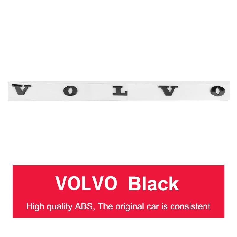 

Логотип Volvo, значок с надписью, багажник автомобиля, наклейки из АБС-пластика для Volvo XC90 V90 V60 XC60 V40 EC40 EX40 S80 S60 S90 C40 XC40 V70 XC70 C30 C70