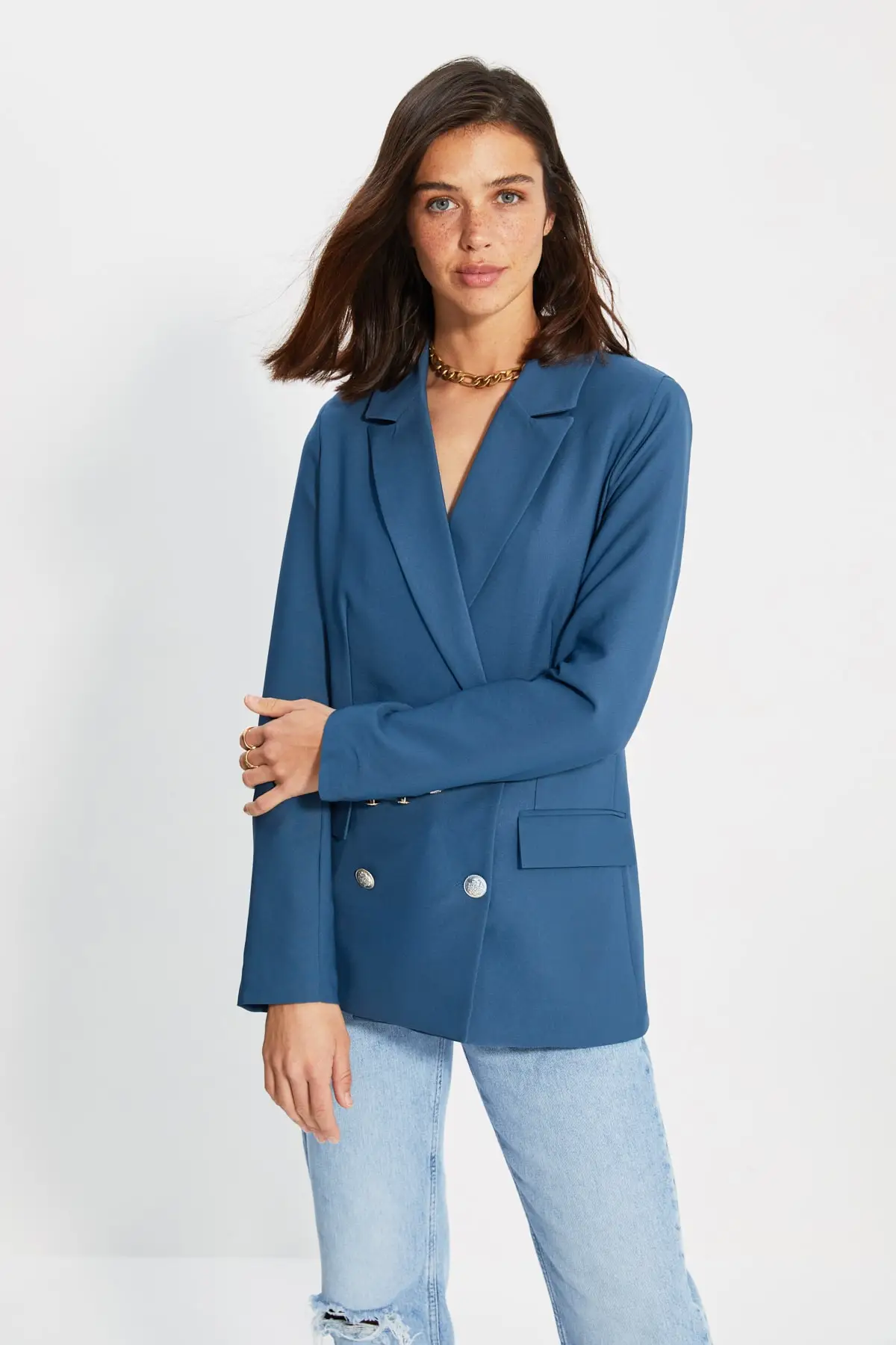 

Trendyol Buttoned Jacket TWOAW22CE0303