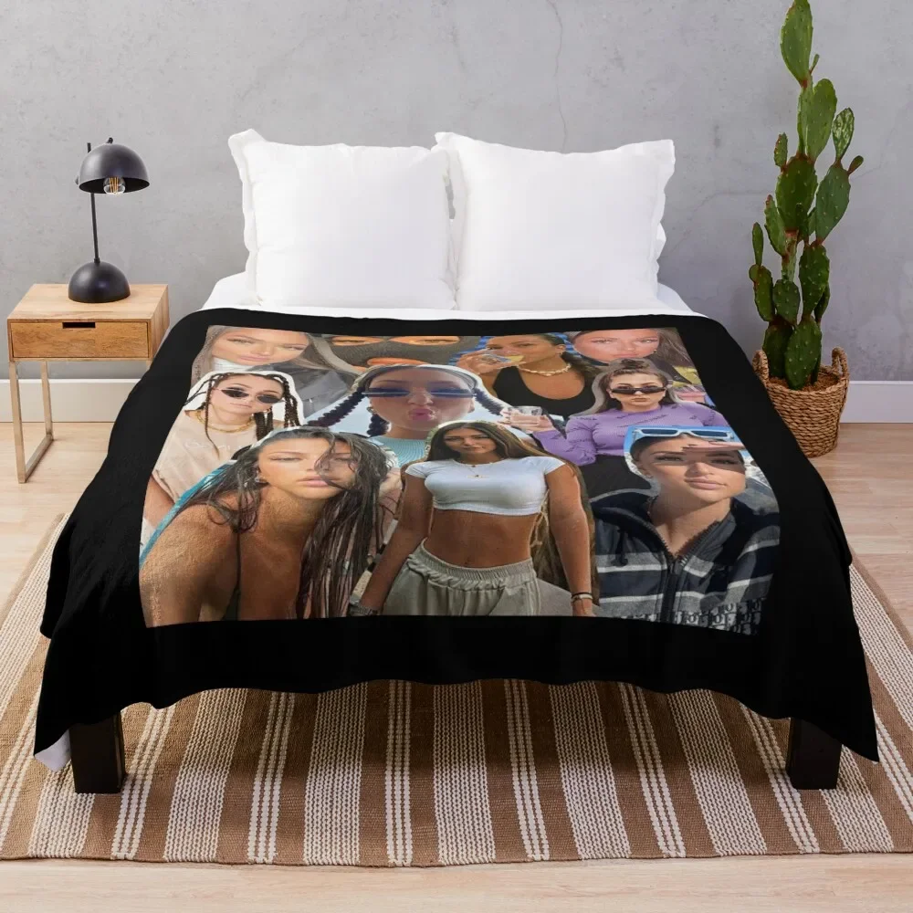 Декоративные одеяла для малышей с коллажем Eva Queen плюшевые Роскошные брендовые