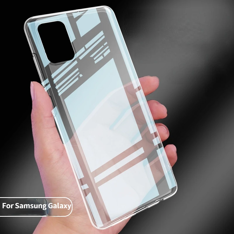 

Противоударный чехол для Samsung Galaxy M11 M51 M33 M53 S9 S10 S20 FE 5G S21 S20 Note 10 Pro Plus, ультрапрозрачный чехол-накладка для телефона