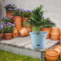 self watering planter pots large flowerpot indoor house plant pot home garden flower pot home bonsai decor