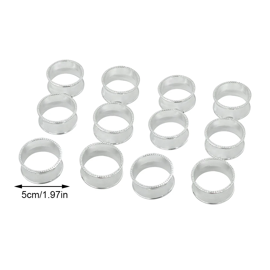 

12 шт., кольца для салфеток