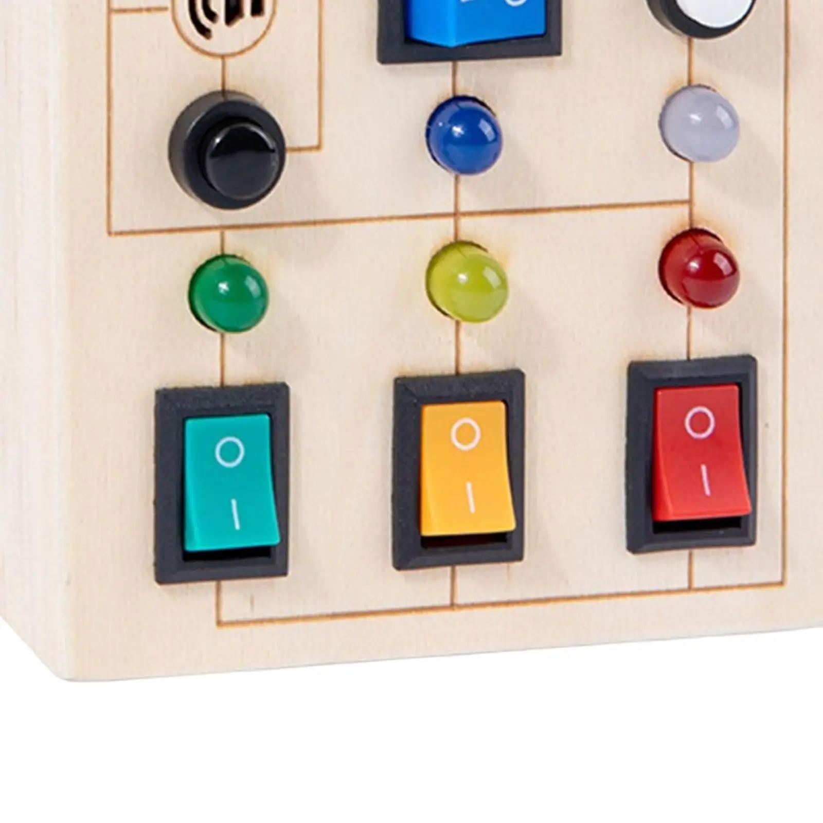 

LED Switch Busy Board Learning Activities for Pretend Play Boys & Girls Kids
