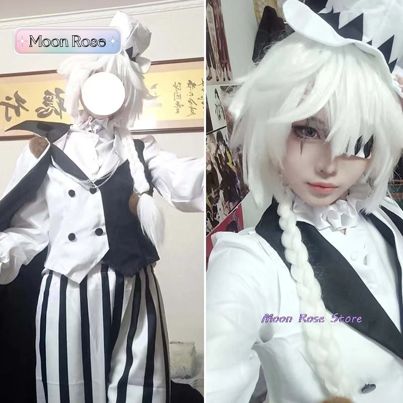 Nikolai Gogol Cosplay Costume Anime Bungou BSD Season 4 Cloak Cape Uniform Suit Wig Halloween