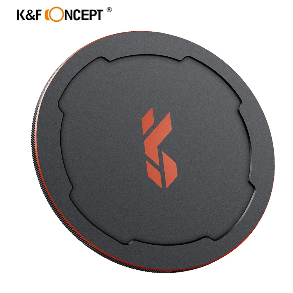 K&F Concept Magnetic Metal Camera Lens Cap Is Only Suitable for K&F Concept Magnetic Filters 49/52/55/58/62/67/72/77/82mm