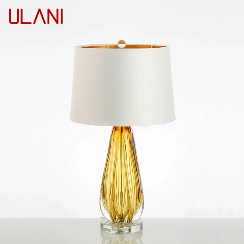 

ULANI Nordic Glaze Table Lamp Modern Art Iiving Room Bedroom Study Hotel LED Personality Originality Desk Light