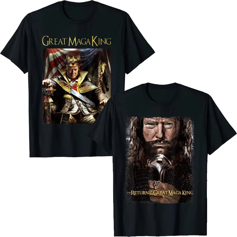 

Ultra Maga Shirts The Return of The Great Maga King Funny Trump Ultra-Maga-King T-Shirt Joe Biden Sarcastic Quote Politics Tops