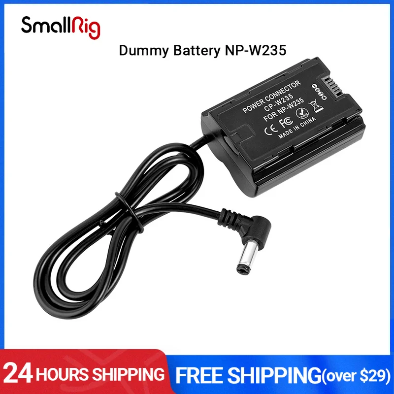 

SmallRig Dummy Battery NP-W235/EN-EL15/DMW-BLF19 for Fujifilm X-T4 Camera 3246/3247/3248
