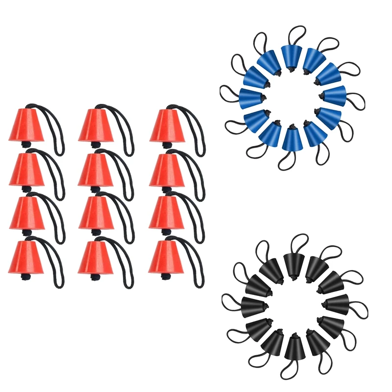 

Universal Kayak Scupper Plug Kit Silicone Scupper Plugs Drain Holes Stopper Bung Fit For Kayaks Canoes 12Pcs