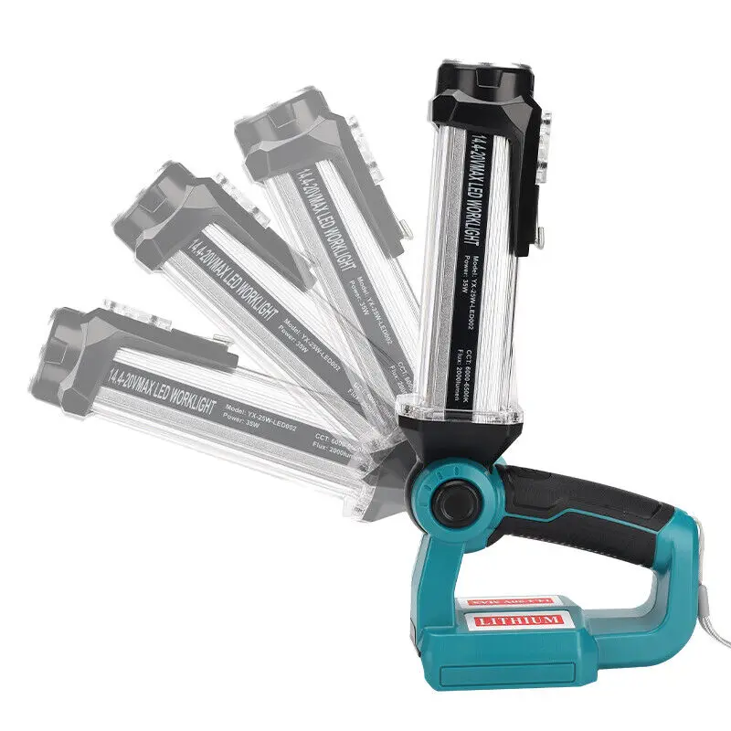 

Портативный прожектор Makita 35Вт синего цвета