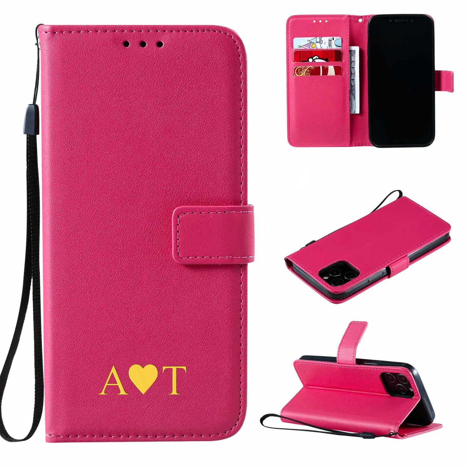 

Wallet Leather Personalised Gold Name Case For Xiaomi Mi 10t Pro Mi10t Mi 10 T mi 11 Pro Lite Card Stand Bag Magnetic Flip Cover