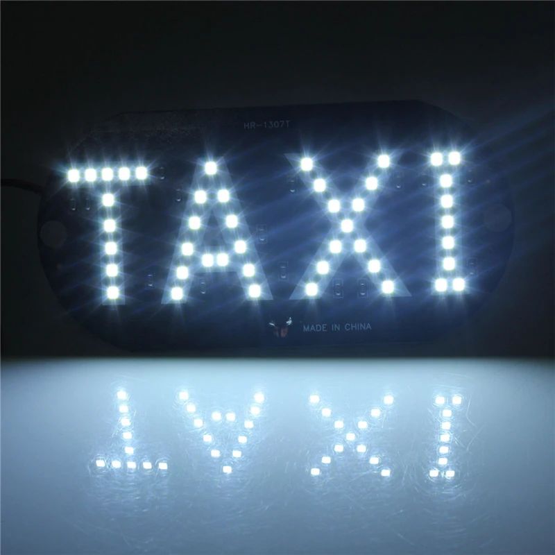 

1PC Auto Green 45 LED Cab Taxi Roof Sign Light 12V Vehical Inside Windscreen Lamp Long-Lasring Led Save Power Unique Taxi Lamp