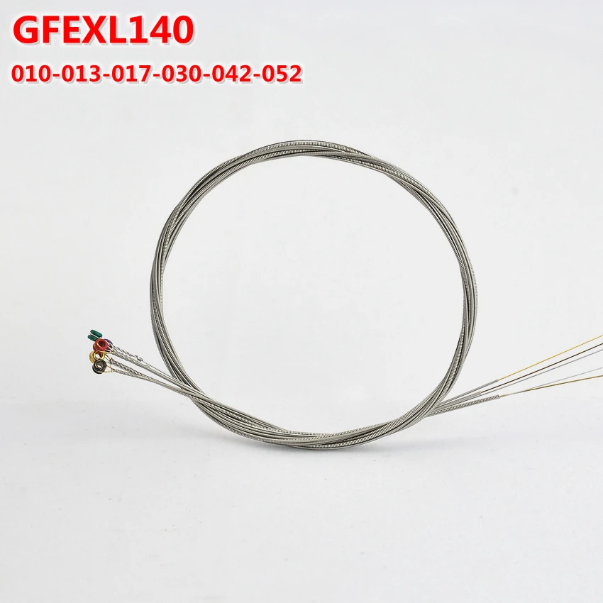 

1 Set 6Strings GFEXL140 Nickel Wound Strings Electric Guitar Strings ( 010-052 ) US(Origin)