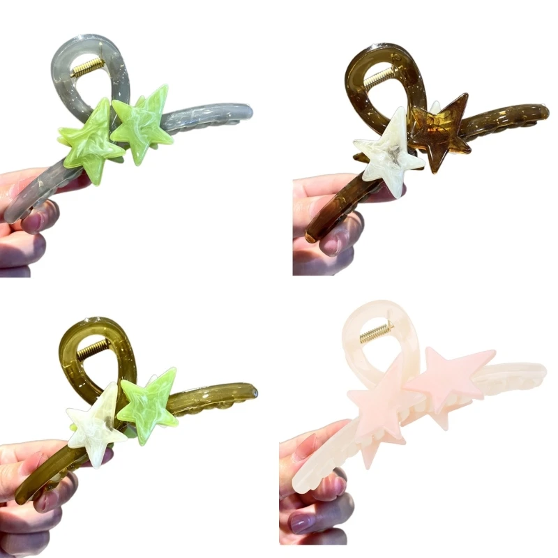 Ful Star Hair Catch Barrettes Ponytail Holder Hair Props