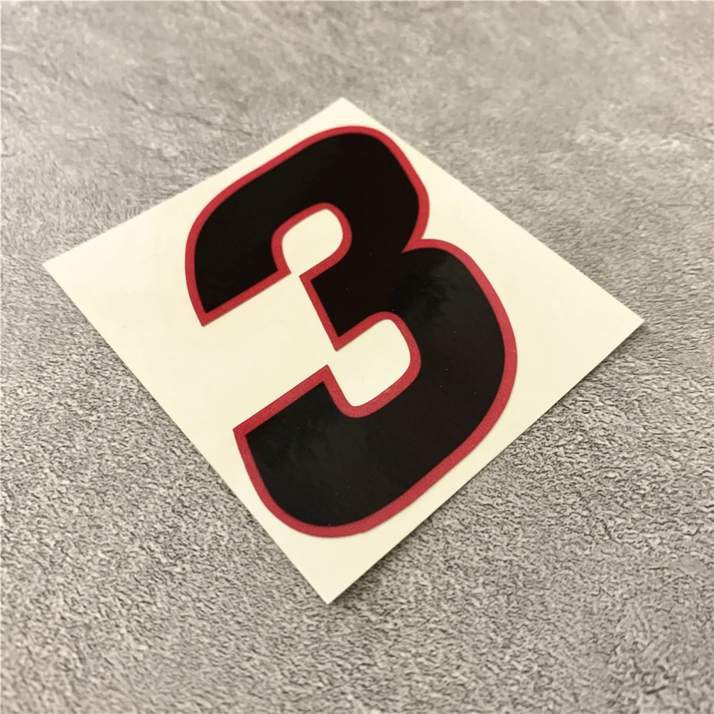 Виниловые наклейки для стайлинга автомобилей гоночные Номера мотоциклов